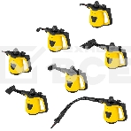 Универсальный ручной отпариватель-пароочиститель Endever Odyssey Q-464, желтый/черный, мощность 1100 Вт, давление 3,5 бар,производ. 35 г/мин, 6 шт/уп, фото3