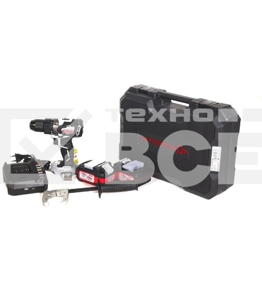 Дрель-шуруповерт аккумуляторная бесщеточная ИНТЕРСКОЛ ДА-13/36В 70 Li-ion АПИ [814.2.2.70] кейс, 2 аккум. 2,0А·ч, ЗУ