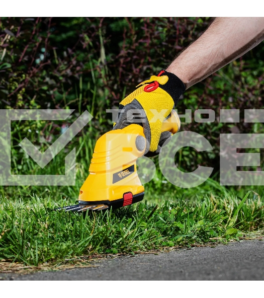 Ножницы-кусторез Denzel G801E с телескопической штангой аккумуляторные с акк. 7,2В Li-Ion 1,5 А·ч