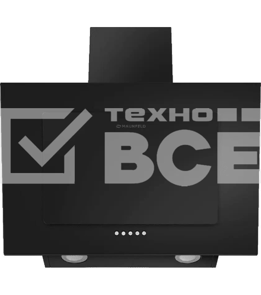 Вытяжка наклонная Maunfeld Tower 60 черный, 60 см, 700 куб. м/ч, 66 дБ