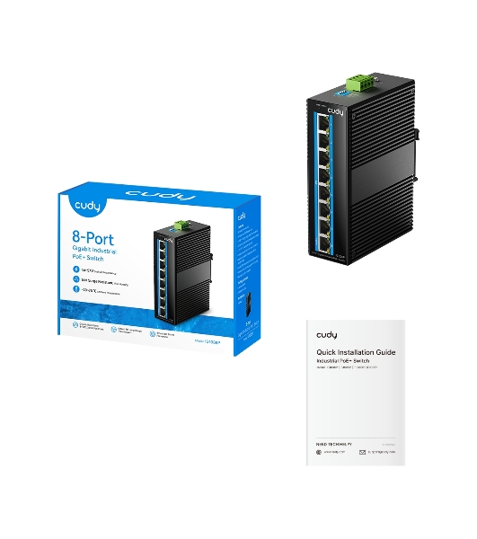 Коммутатор Cudy IG1008P, 8×1 Гбит/с