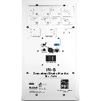 Акустическая система (студийный монитор) Kali Audio IN-8W V2 трехполосный (8' +4'+1'), 140 Вт, 117 Дб SPL, 45 Гц 21 кГц (+/- 3 дБ), цвет белый, фото2