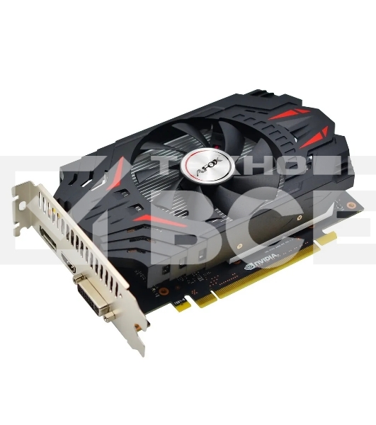 Видеокарта Afox GeForce GTX750 2GB GDDR5 128BIT DVI HDMI VGA ATX SINGLE FAN (AF750-2048D5H6-V3)