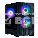 Компьютерный корпус ZALMAN P30 AIR, MATX, BLACK, WINDOW, 2xCombo (3.5'' or 2.5''), 3x2.5