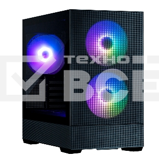 Компьютерный корпус ZALMAN P30 AIR, MATX, BLACK, WINDOW, 2xCombo (3.5'' or 2.5''), 3x2.5