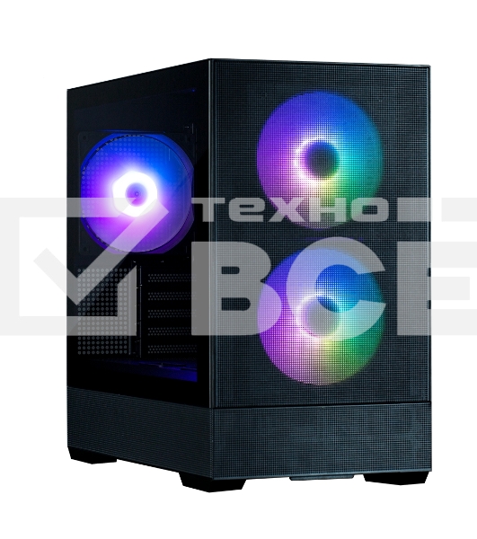 Компьютерный корпус ZALMAN P30 AIR, MATX, BLACK, WINDOW, 2xCombo (3.5'' or 2.5''), 3x2.5