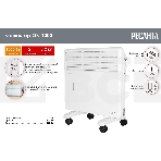 Конвектор Ресанта ОК-1000 белый, 1000 Вт, 15 м2, термостат, фото3