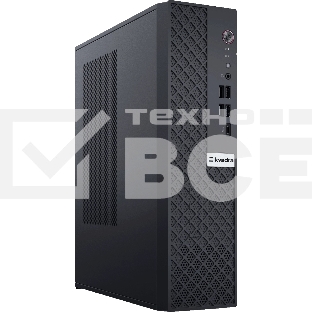 Компьютер KVADRA TAU SFF, Core i5-13400, 8GB DDR4 3200 (1x8GB), SSD 512Gb, Intel Internal Graphics,WiFi/BT, noDVD, no keyboard & no mouse, Black, noOS, 1Y Wty, МПТ