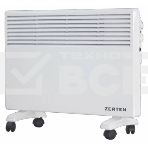 Конвектор Zerten ZL-20 белый, 2000 Вт, 25 м2, термостат, фото 1