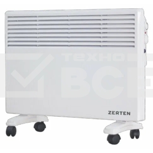 Конвектор Zerten ZL-20 белый, 2000 Вт, 25 м2, термостат
