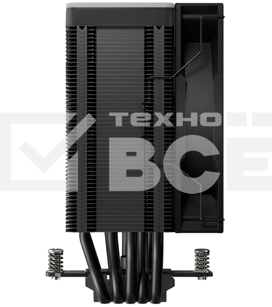 Кулер для процессора DEEPCOOL AG500 BK ARGB V2 черный 120мм алюминий+медь 1900rpm 29.4db 40pin 240W 160мм