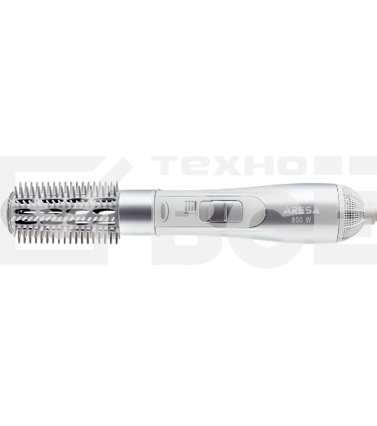 Фен-щетка ARESA AR-3207 серебристый/белый, 800 Вт