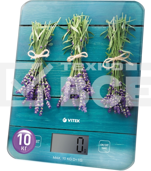 Весы кухонные электронные Vitek VT-2415 макс.вес:10кг рисунок