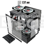 Компьютерный корпус Ginzzu RX670 mATX FAN 12CM FRGb*3, фото5