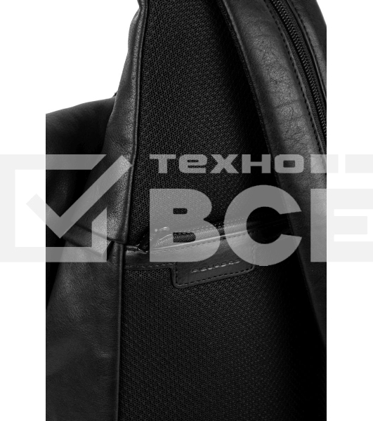 Рюкзак слинг Piquadro Harper CA6784AP/N черный кожа