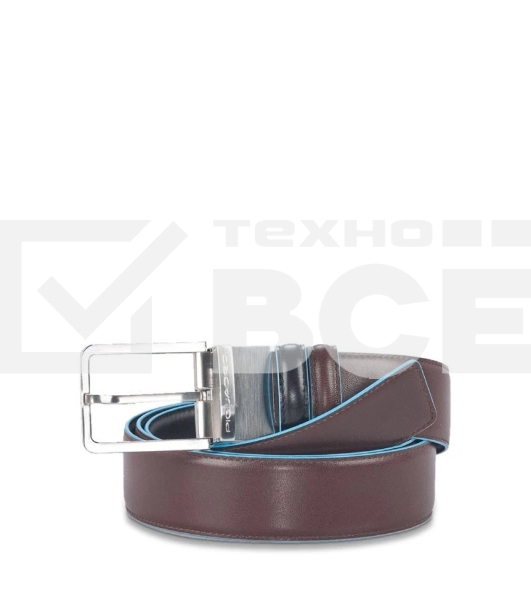 Ремень мужской Piquadro Blue Square CU2619B2/NMO черный/коричневый натур.кожа