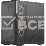 Компьютерный корпус Formula V Line Crystal U9 PA Black, ATX, TYPE-C*1, USB3.0*2, Curved Glass, SIDE 3x PERFORMANCE ARGB, REAR 1x PERFORMANCE ARGB, фото6