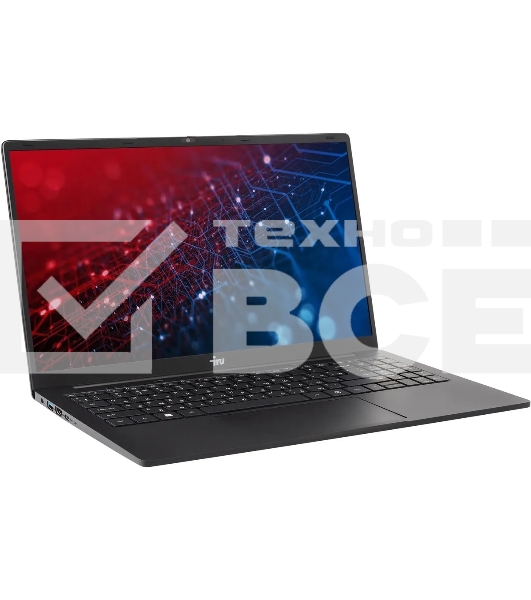 Ноутбук IRU Strato 15ALID5 Core i5 1235U 16Gb SSD512Gb Intel UHD Graphics 15.6' IPS FHD (1920x1080) FreeDOS black WiFi BT Cam 6000mAh (2148030)