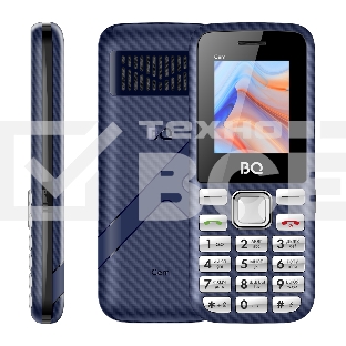 Мобильный телефон BQ 1860 Gem темно-синий (без СЗУ в комплекте)