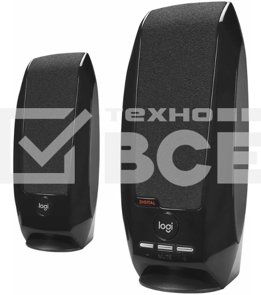 Акустическая система Logitech S150 980-000029 Колонки2.0, 2x0,6W, 90 Гц - 20 кГц, OEM