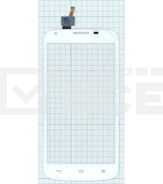 Сенсорное стекло (тачскрин) для Huawei Ascend Y625, белое