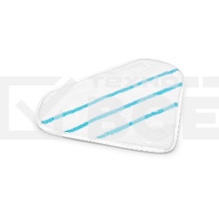 Сменная насадка для паровой швабры Bt SM1115 White-blue. (Тряпка для мытья полов) Материал 95% polyester, 5% nylon, размер 270 х 220 мм