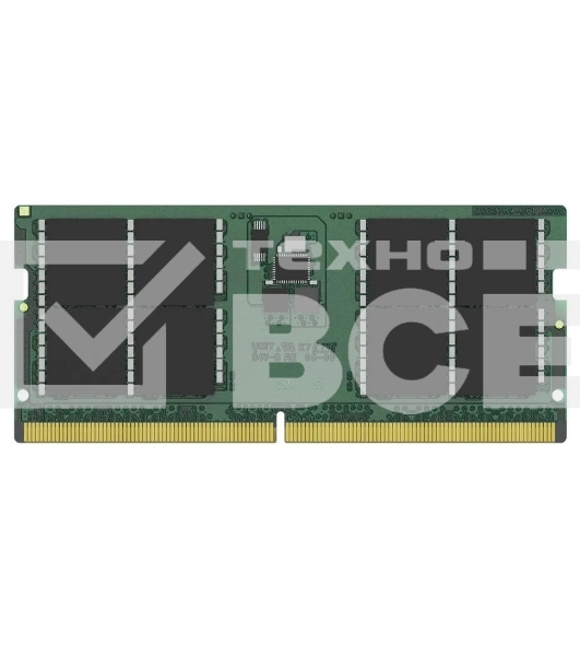 Оперативная память Kingston ValueRAM, DDR5, 32GB (1x32GB), 5600MHz, CL46, SO-DIMM