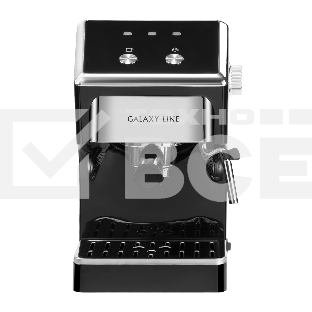 Кофеварка электрическая Galaxy Line GL 0756 черный, исп. кофе - молотый, 1,5 л, 1500 Вт, 20 бар
