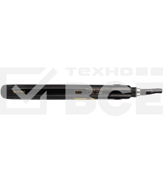 Выпрямитель Vitek VT-8400 45Вт черный макс.темп.:230С покрытие:керамическое