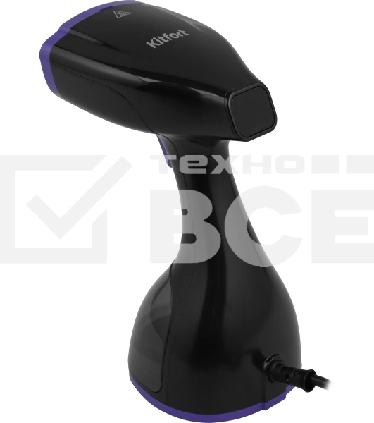 Отпариватель ручной Kitfort КТ-9121-1 1500Вт черный/фиолетовый