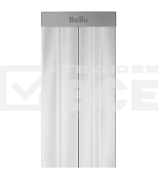 Обогреватель инфракрасный Ballu BIH-APL-3.0 серый, 3000 Вт, 60 м2