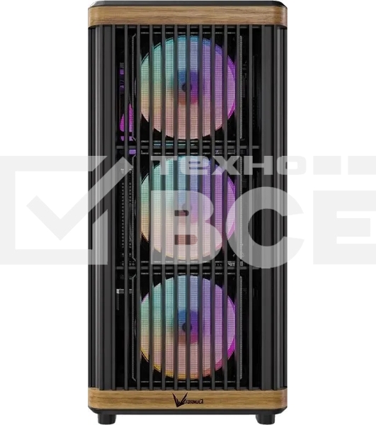 Компьютерный корпус Aerocool / Formula TimberLine T1 черный без БП ATX 4x120mm 1xUSB2.0 1xUSB3.0 1xUSB3.1 audio bott PSU