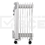 Масляный обогреватель Vitek VT-1708 W (7 секций) белый, 1500 Вт, 20 м2, термостат, фото4