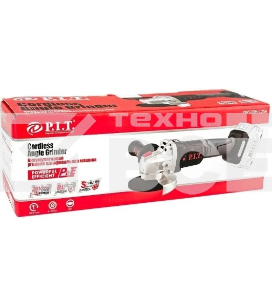 Угловая шлифовальная машина P.I.T. PWS20H-125A 7000об/мин рез.шпин.:M14 d=125мм