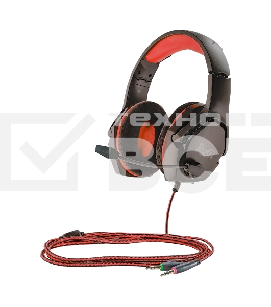 Игровая гарнитура Smartbuy (SBHG-9740) RUSH ASPID черный/красный