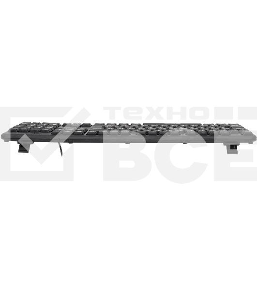 Клавиатура проводная Oklick 180M черный USB