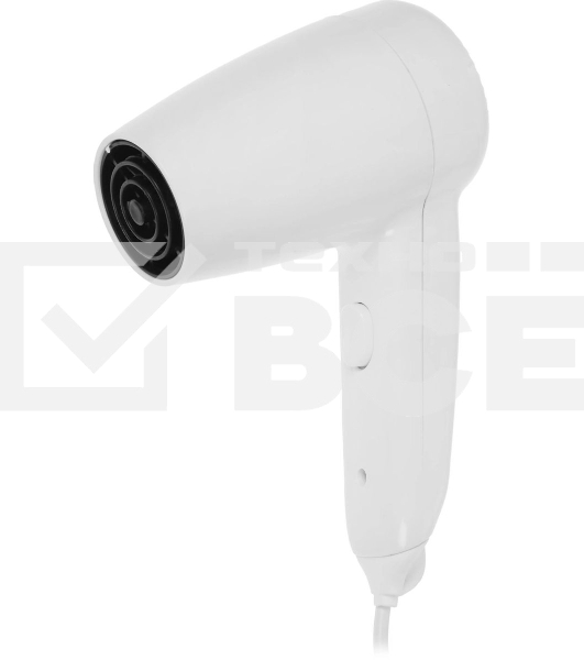 Фен настенный G-TEQ 8724 1200Вт 15м/сек пластик белый