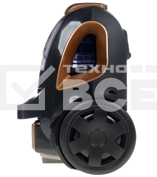 Пылесос Centek CT-2534 черный/бронзовый, 450/2400 Вт, уборка сухая, пылесборник контейнер 2 л