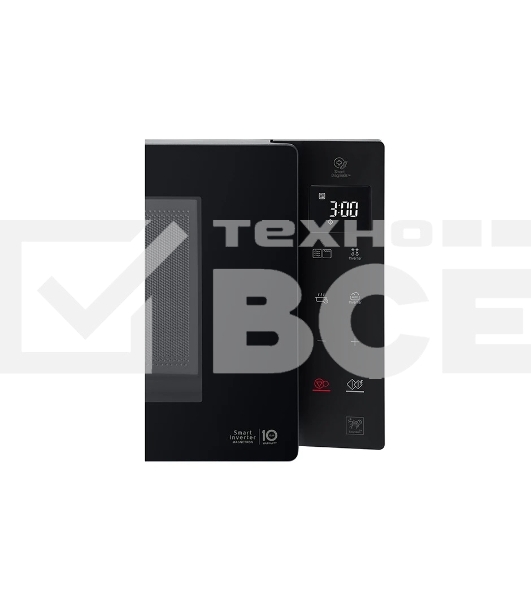 Микроволновая печь LG MB63W35GIB черный, 23 л, 1000 Вт, переключатели - сенсор