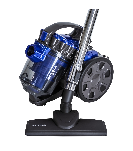 Пылесос SUPRA VCS-1832 синий, 360/1800 Вт, уборка сухая, пылесборник контейнер 2 л