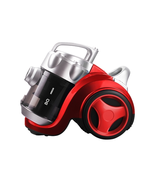 Пылесос BQ VC2024MC красный/серебристый, 450/2000 Вт, уборка сухая, пылесборник контейнер 3 л