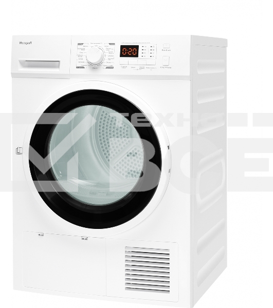 Сушильная машина Weissgauff WD 6148 D Heat Pump, белый