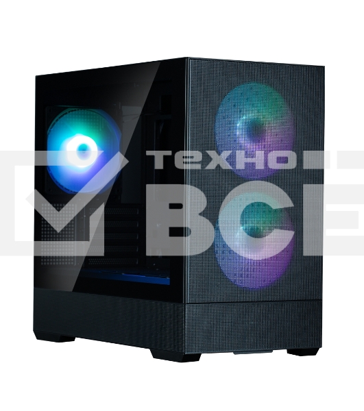 Компьютерный корпус ZALMAN P30 AIR, MATX, BLACK, WINDOW, 2xCombo (3.5'' or 2.5''), 3x2.5