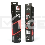Коврик для мыши Gembird MP-35-30-BLACK, черный, 350х300х3мм, ткань+резина, оверлок, коробка, фото5