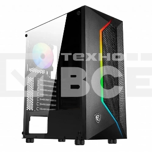 Компьютерный корпус MidiTower MSI MAG VAMPIRIC 100R (ATX, без БП, ARGB, 2xUSB 2.0 Type-A + USB3.2 Type-A) (306-7G07R25-809)