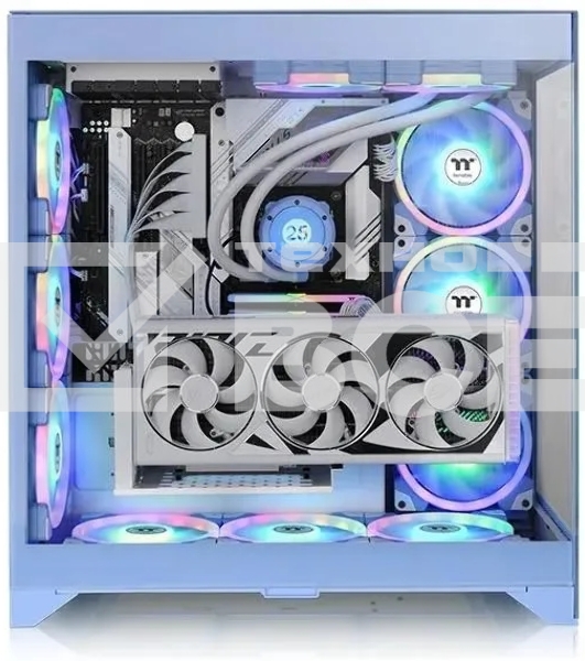 Компьютерный корпус Thermaltake CTE E660MX голубой без БП E-ATX 13x120mm 11x140mm 2xUSB3.0 audio bott PSU
