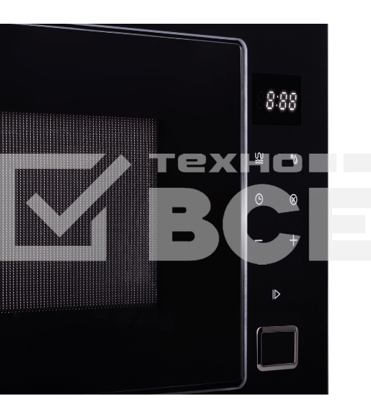 Микроволновая печь встраиваемая Maunfeld MBMO925SGB11 черный, 25 л, 1000 Вт, переключатели - сенсор