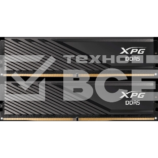 Оперативная память XPG Lancer Blade Black, DDR5, 32GB (2x16GB), 6000MHz, CL34, DIMM, с радиатором, черный