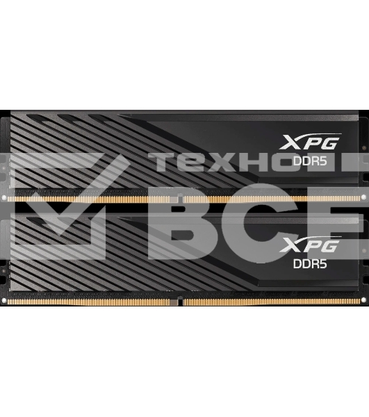 Оперативная память XPG Lancer Blade Black, DDR5, 32GB (2x16GB), 6000MHz, CL34, DIMM, с радиатором, черный