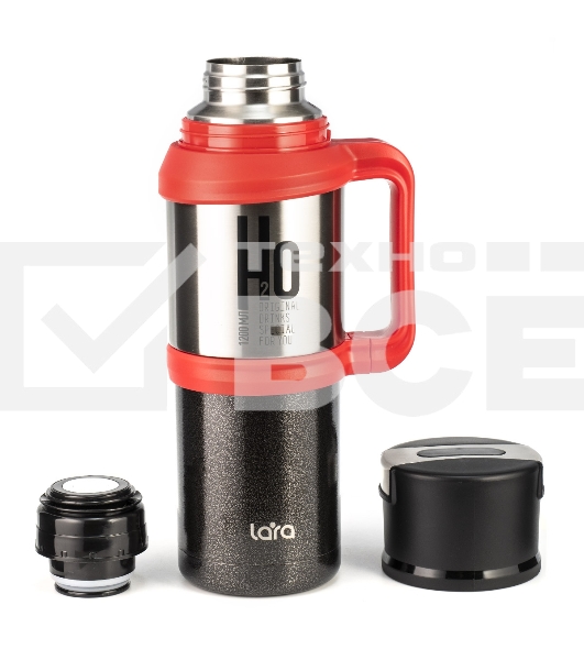 Термос LARA LR04-17 1,2 л нержавеющая сталь/пластик